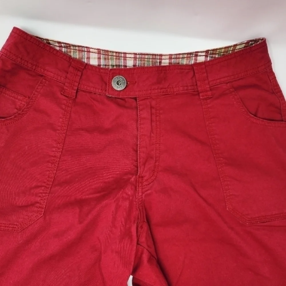 Venezia Women's Red Five‎ Pocket 15 Inch Inseam Shorts Size 14